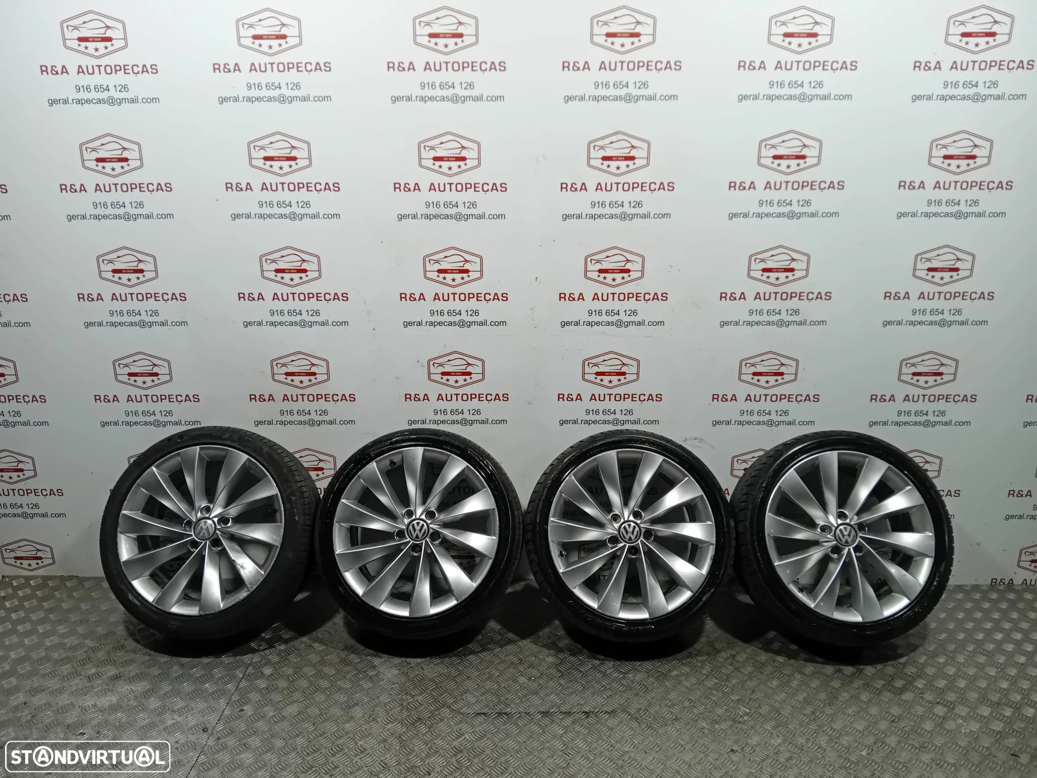 Jantes R18  Originais VW Scirocco  235/40/18 - 6