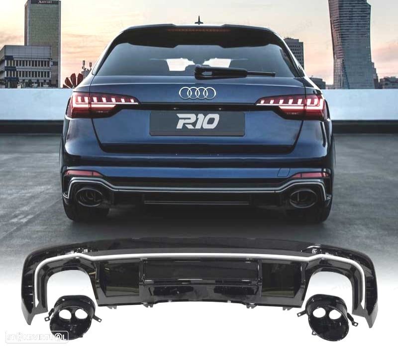 DIFUSOR DIFUSOR AUDI A4 20- LOOK RS4 - 1
