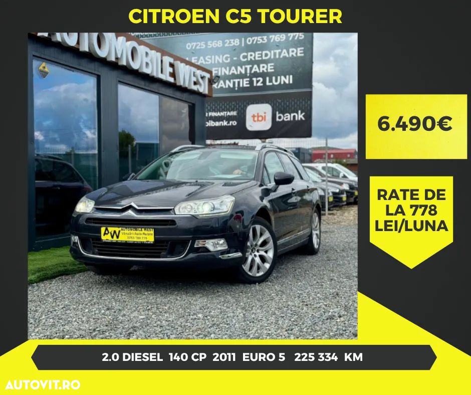 Citroën C5 Tourer 2.0 HDi FAP Susp M Seduction - 1