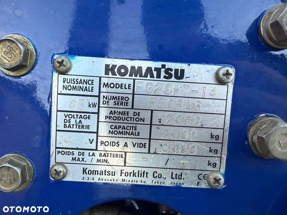 Komatsu FG20HT-14 - 28