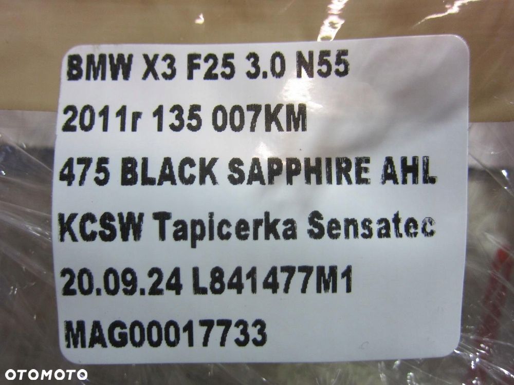 BMW X3 F25 N52 3.0 PRZEWÓD KLIMATYZACJI RURKA WĄŻ 9228244 64539228244 - 11