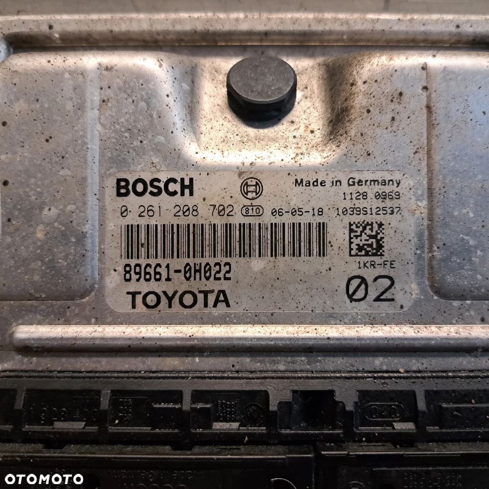 KOMPUTER SILNIKA STEROWNIK BOSCH 0261 208 702 TOYOTA 89661-0H022 - 2