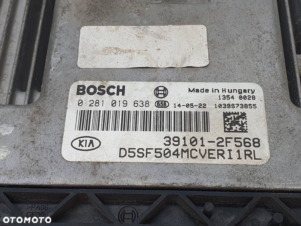 STEROWNIK SILNIKA KOMPUTER SPORTAGE III 2.0 CRDI 136KM 0281019638 EUROPA - 2