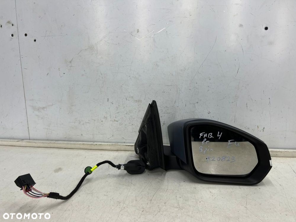 Lusterko Skoda Fabia 4 IV 6va 21r.- PRAWE elektryczne składane zewnętrzne EUROPA 8 pin - 1