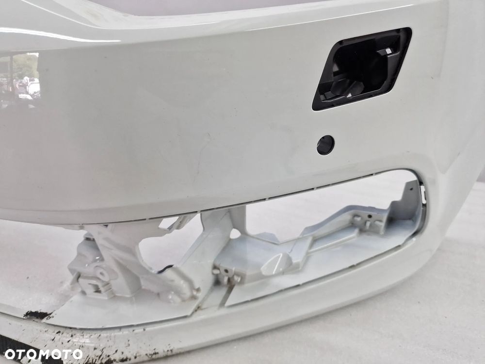 VW POLO 6C0 LIFT 13-17 ZDERZAK PRZEDNI PRZÓD NA SPRYSKI + 4X PDC , ŁADNY , BIAŁY , NR 6C0807221 , NR AUKCJI NZ744 - 12