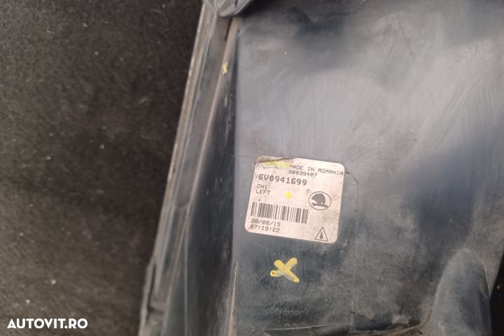 Proiector stanga 6V0941699 90039407 6V0941699 90039407 Skoda Fabia NJ - 6