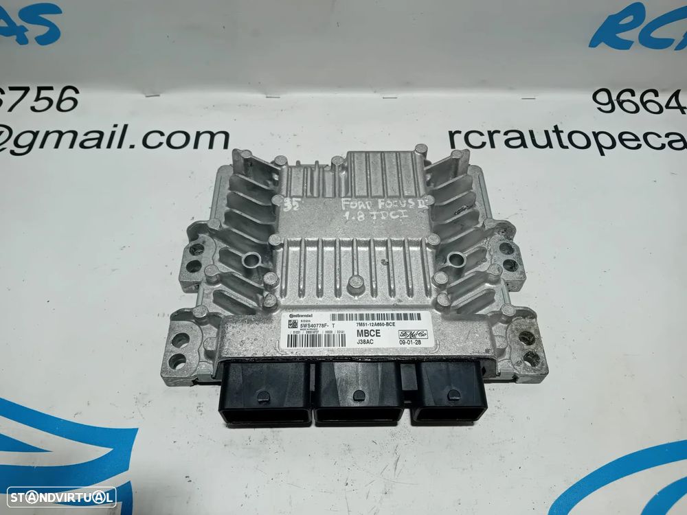 Centralina Continental Original Ford 7M51-12A650-BCE 5WS40778F - 3