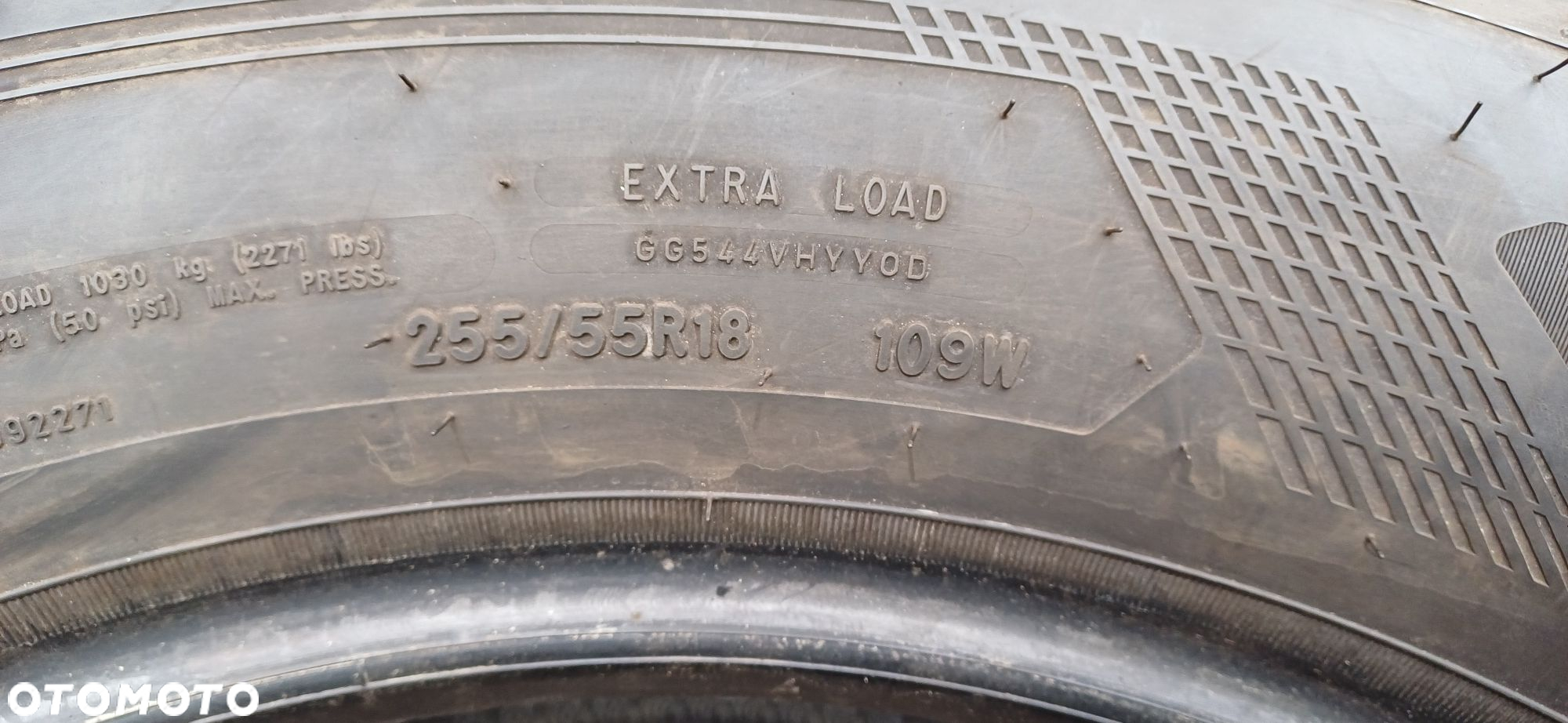 GOODYEAR 255/55R18 109W , pojedyńcza opona letnia. - 3