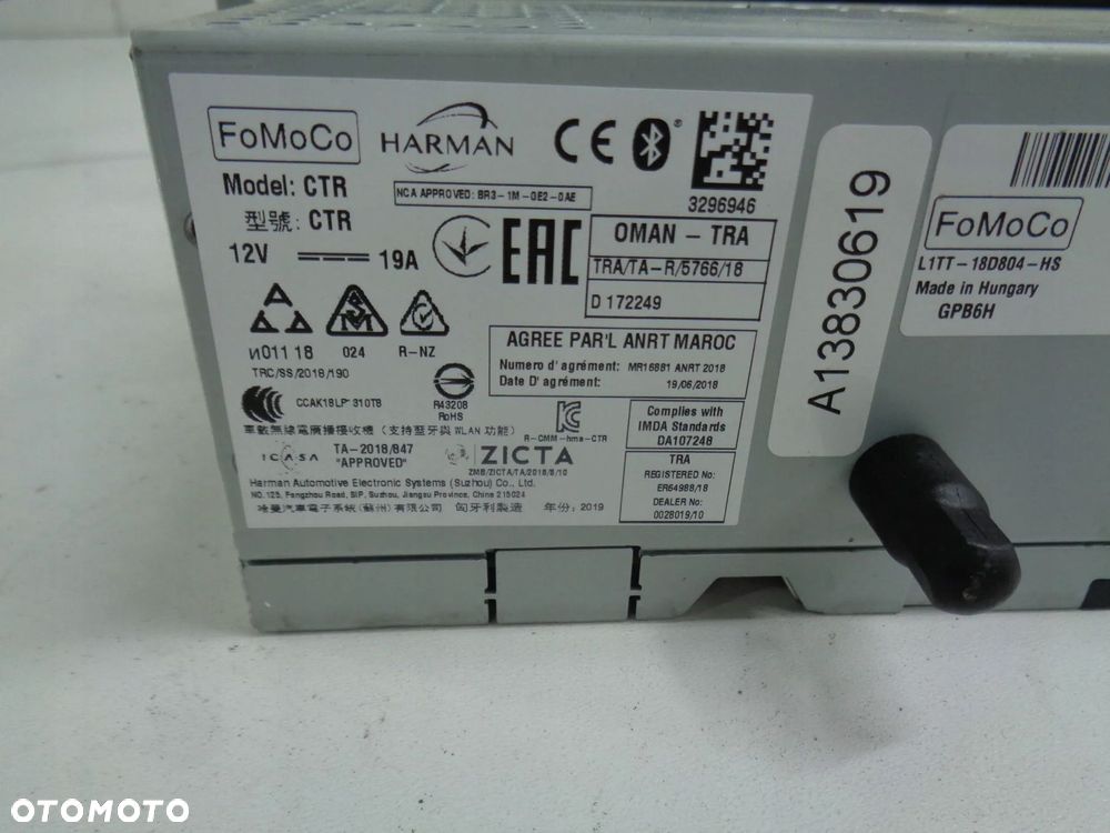 ford fiesta mk8 radio nawigacja europa l1tt-18d804-hs - 3