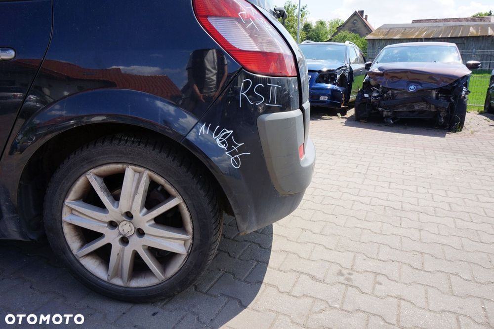 ZDERZAK TYLNY SCENIC II PH1 NV676  CZARNY RENAULT 2004-2006 - 5