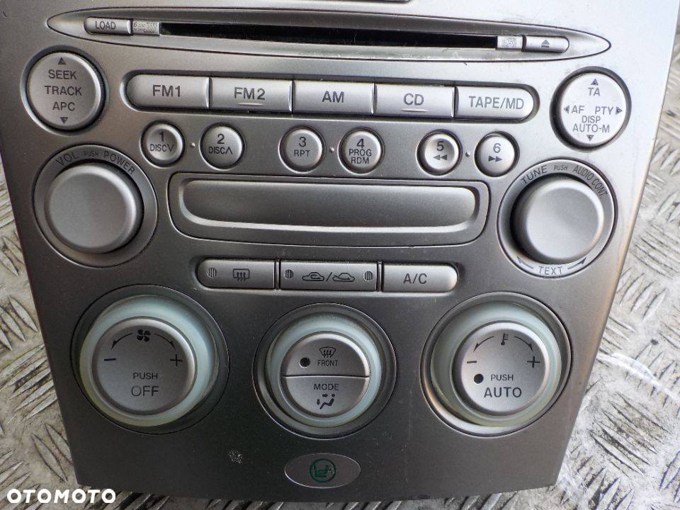 RADIO cd oryginal mazda 6 VI gg panel klimatyzacji nawiewow komplet - 4