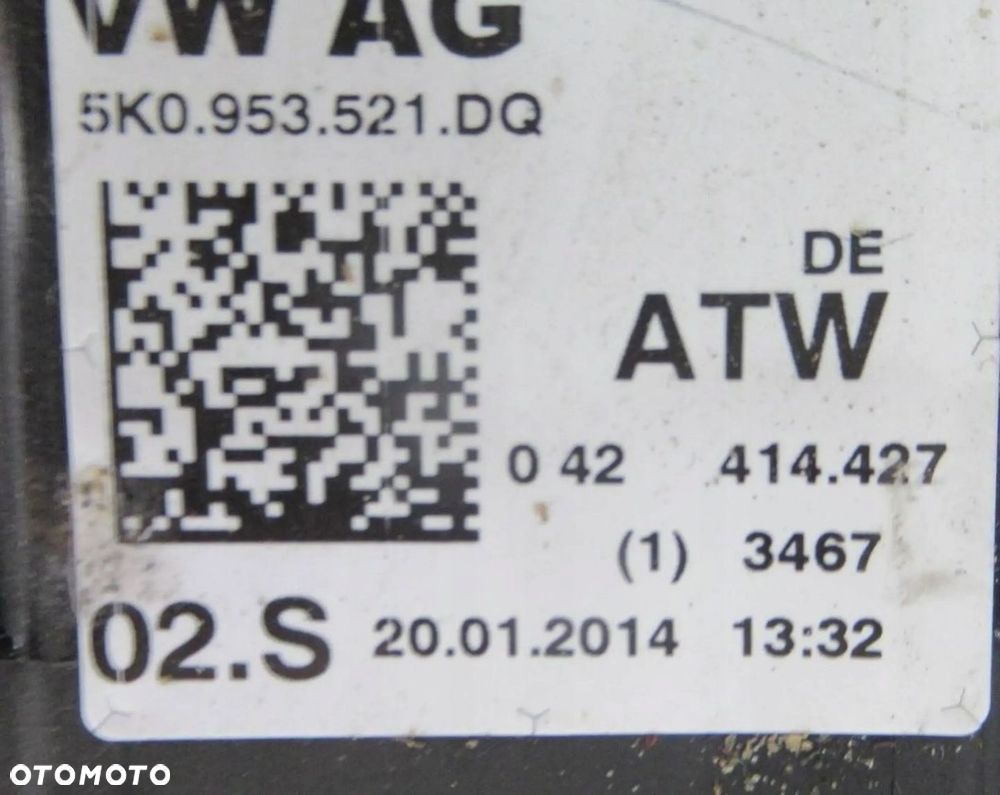 SEAT ALTEA XL MANETKI PRZEŁACZNIK ZESPOLONY TAŚMA ZWIJAK 5K0953521DQ - 8