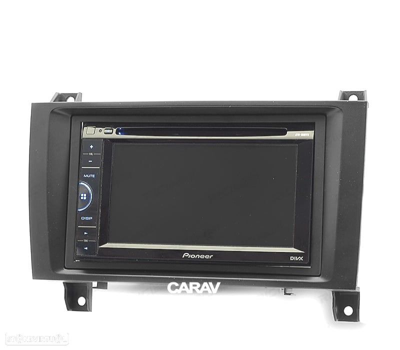 MOLDURA ADAPTADOR PRETO PARA RADIO 2-DIN PARA MERCEDES CLASE-SLK - 3
