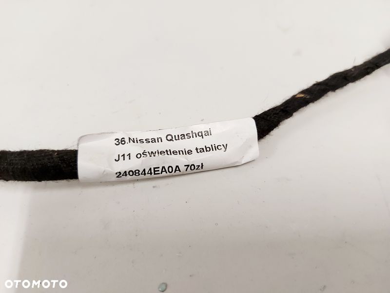 NISSAN QASHQAI II J11 OŚWIETLENIE TABLICY REJESTRACYJNEJ LAMPKA 240844EA0A - 2