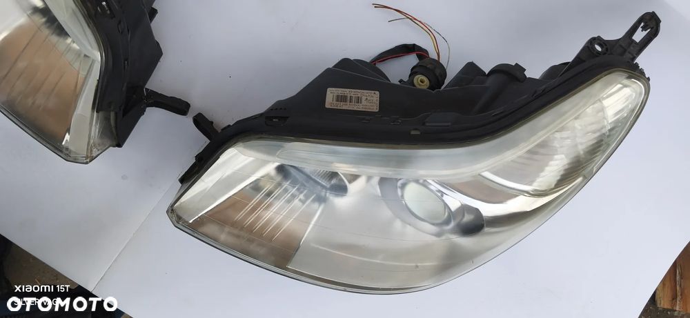 Lampy przednie Citroen C5 Europa LIFT Xenon prawa lewa komplet - 6