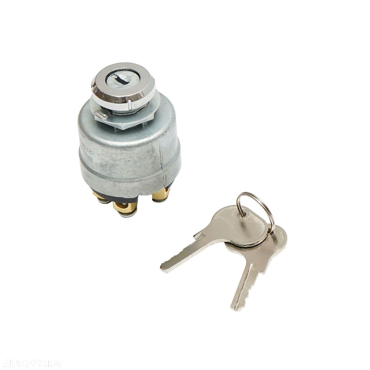 Contact de pornire cu cheie pentru MAN, DAF, Fendt, Case IH, MF 12V, 5 pini, diametru 47 mm, filet de prindere 21mm, cod OEM 342315001, X830240002000, X830315001, 794283R91, 655690302, 2998811M1 - 1
