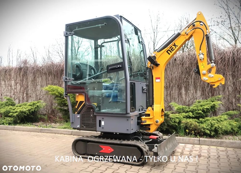 NEX Minikoparka z kabiną ogrzewaną N12 Yanmar Power