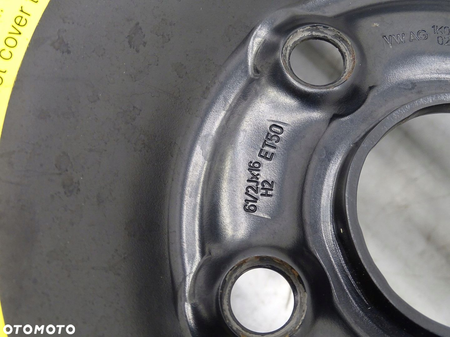 KOŁO DOJAZDOWE ZAPASOWE R16 SKODA SUPERB II 3T 5X112 6.5J ET50 1K0601027K - 8