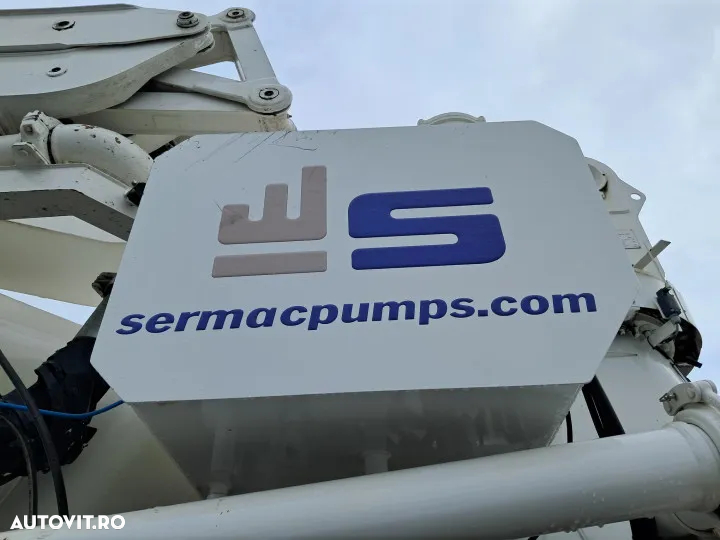Volvo fmx 420 8x4 cu pompa turnare 4z28 si mixer beton sermac euro 6 automat - 24