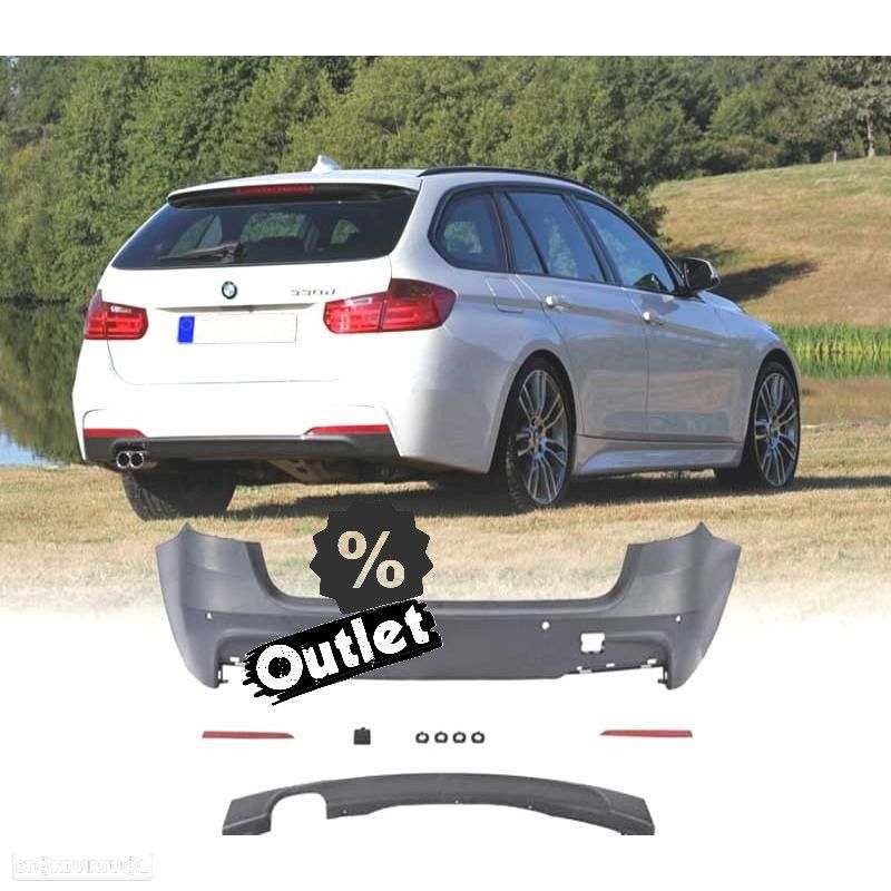 C002304C1 PÁRA-CHOQUES TRASEIRO BMW F31 TOURING PDC LOOK M TECH - 1