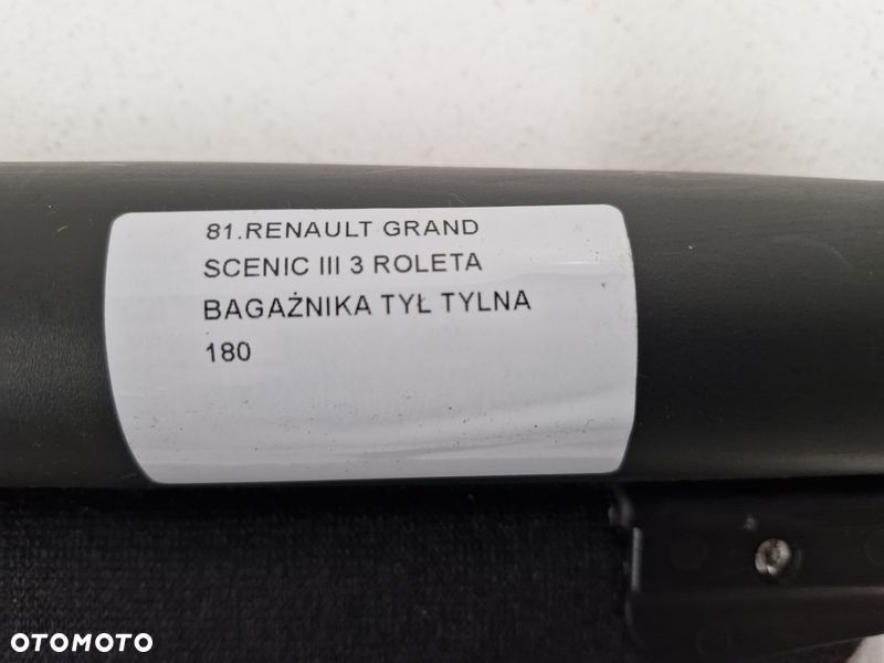 RENAULT GRAND SCENIC 3 III ROLETA BAGAŻNIKA TYŁ TYLNA - 6