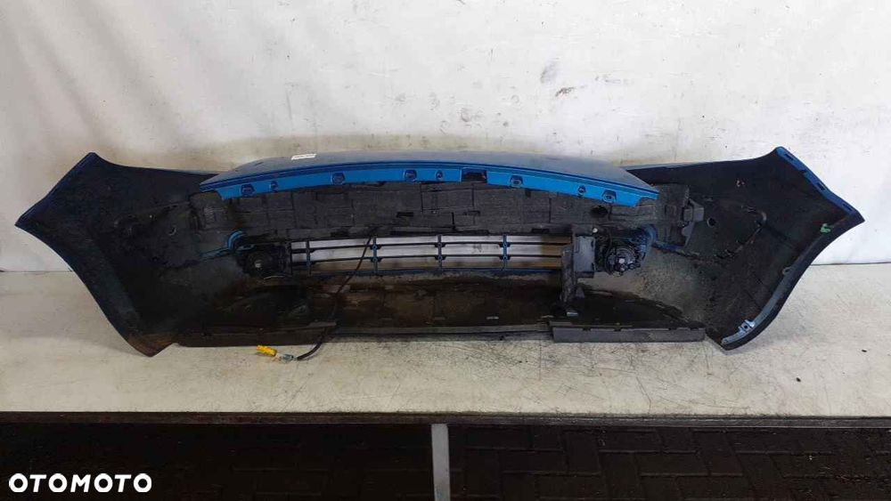 ^ ZDERZAK PRZÓD PRZEDNI DO RENAULT GRAND SCENIC 2 II  TEI45 NIEBIESKI HALOGENY - 5