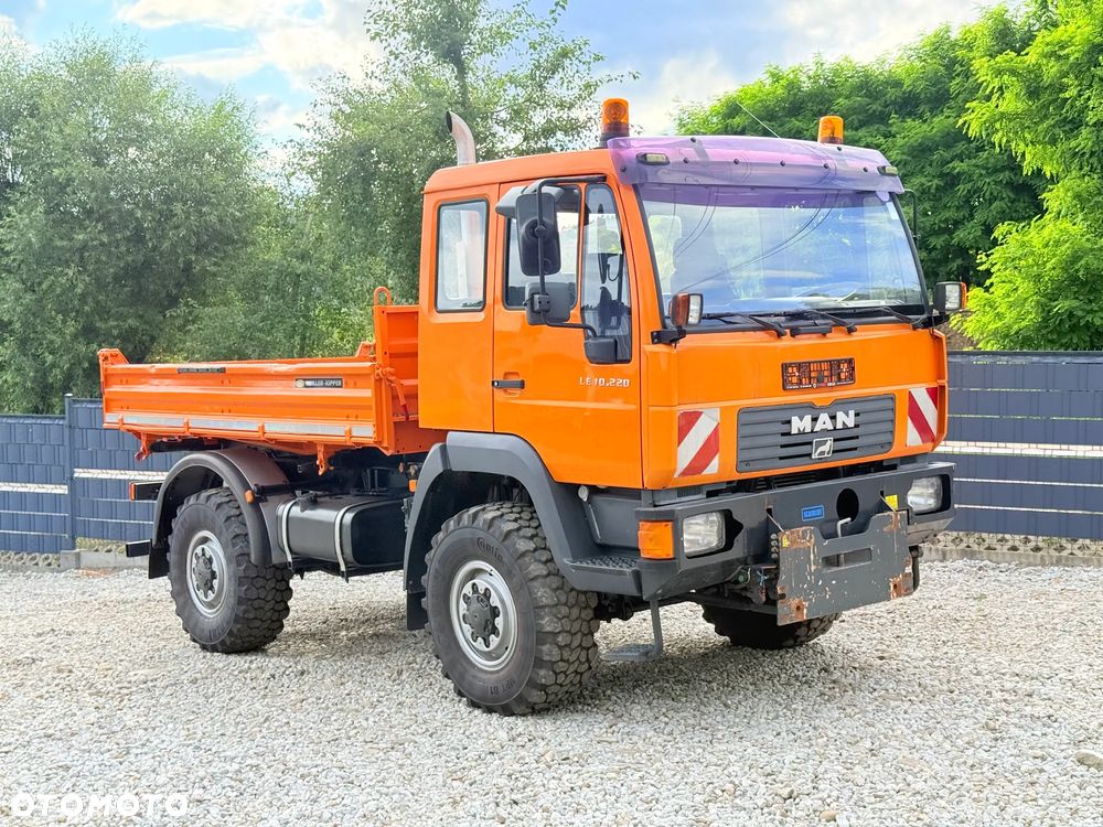 MAN * MAN 10-220 * Pług * Kiper Wywrotka Meiller * 4x4 * Zimowe Utrzymanie * Unimog * - 19