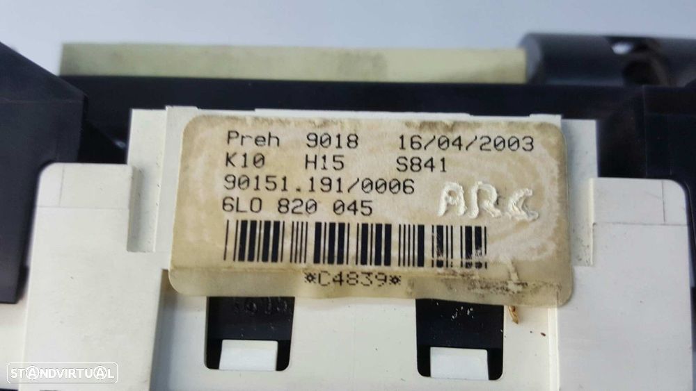 COMANDO SOFAGEM/AR CONDICIONADO SEAT IBIZA (6L1) SIGNO - 5