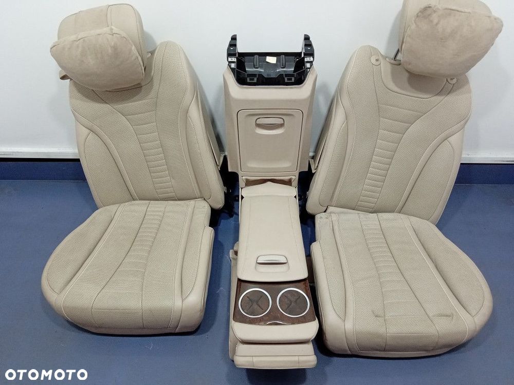 MERCEDES S KLASA W222 LONG FOTELE TYŁ TYLNE KOMFORTOWE NAPPA - 6