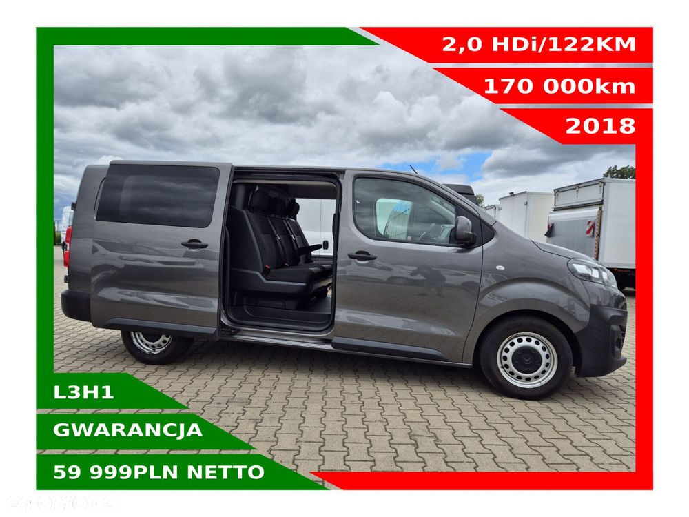 Citroën Jumpy L3H1 *59999zł NETTO* Brygadówka 6 osób ExtraLong 2,0HDi/122KM - 1