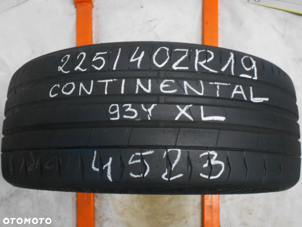 OPONA POJEDYNKA 225/40R19 CONTINENTAL SPORTCONTACT 7 XL DOT 4523 6.2MM - 1
