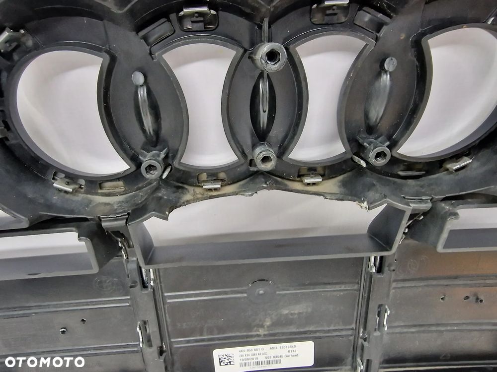 AUDI A6 C8 ALLROAD 4K0 18- ATRAPA / GRILL PRZEDNI PRZÓD , NR 4K0853651G / 4K0853653G , NR AUKCJI GL39 - 21