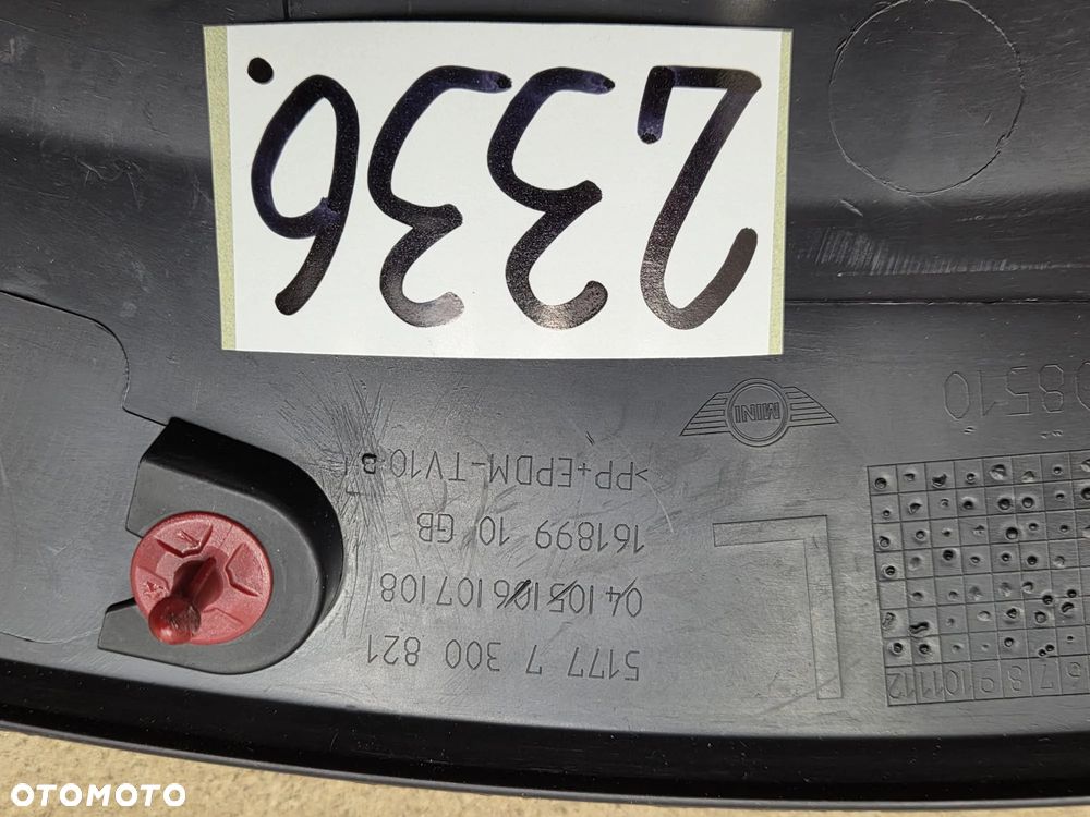 listwa błotnika tylnego lewy tył Mini One - Cooper F56 5177700821 - 7