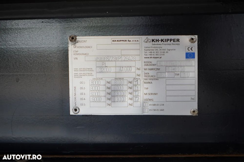 MAN TGS 41.460 / 8x8 / BASCULANTE SPATE / MANUAL / KH-KIPPER / EURO 6 / 2019 / CONTRACTUL DE SERVICE - 35