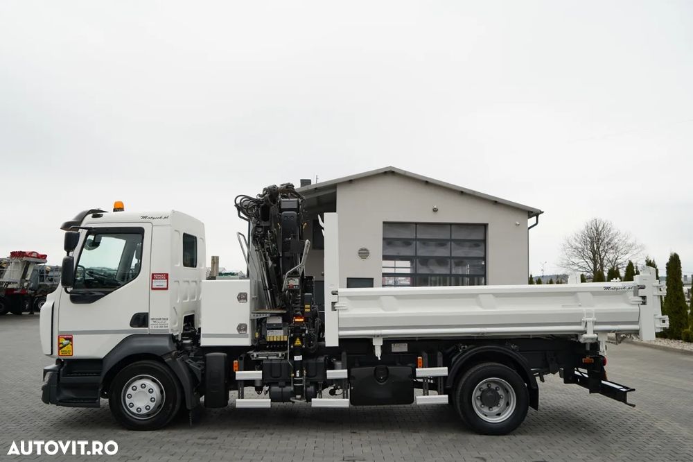 Renault D12 / BASCULATOR 3 LATE / HYDRODOLT LATERAL / HDS HIAB 077 BS2 / ROTATOR / PILOT / EURO 6 - 13