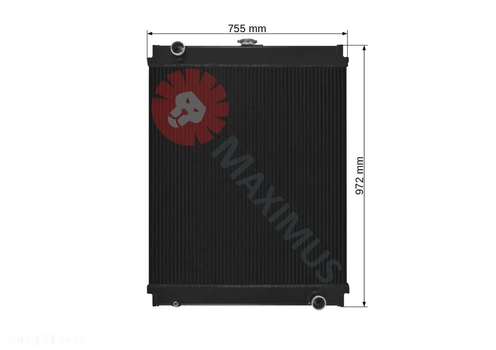 NOWA CHŁODNICA WODY NEW HOLLAND 215B 14510831000 - 2