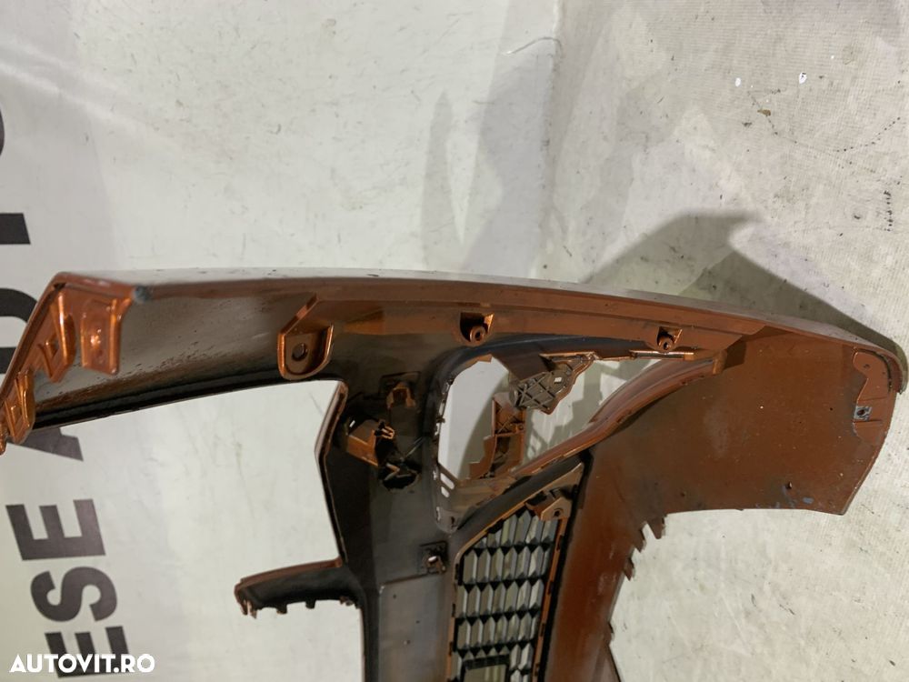 Bara fata Seat Leon 3, facelift, 2016, 2017, 2018, 2019, cod origine OE 5F0807221AB, cu gauri pentru spalatori faruri si senzori de parcare (4). - 6