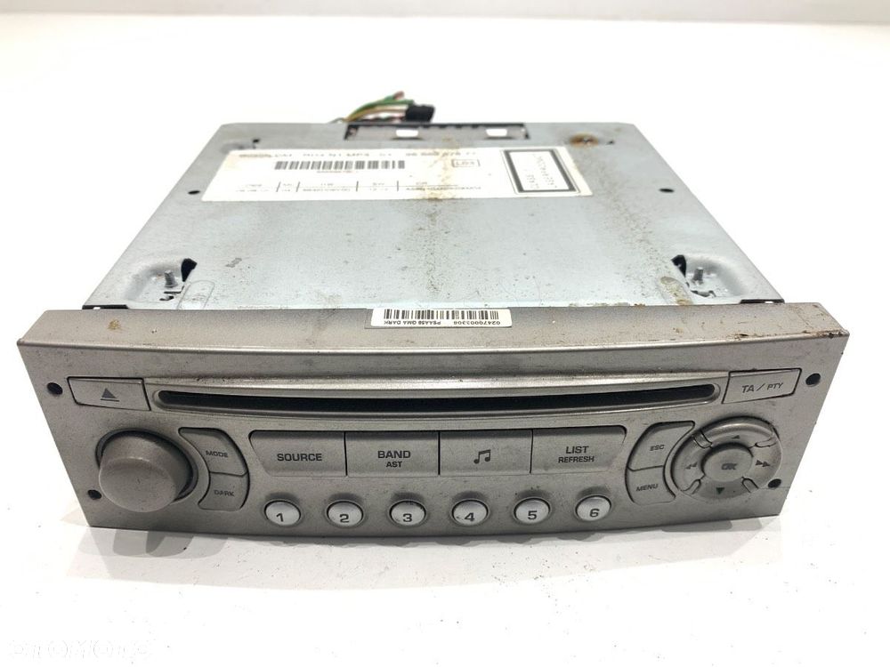 RADIO  CITROEN C3 PICASSO (SH_) 2009 - 2022 1.6 VTi 120 88 kW [120 KM] benzyna 2009 - 2022 - 1
