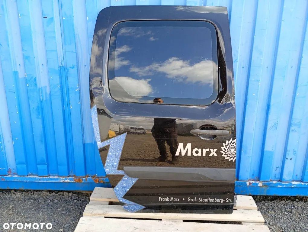 Drzwi Przesuwne Prawe Boczne z Szybą Kompletne Renault Kangoo II III Citan W415 2008-2021 - 1