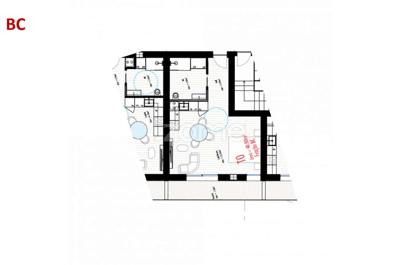 Apartamento T0 c/ Varanda, Freamunde, Paços de Ferreira (Fração BC) - Grande imagem: 4/17