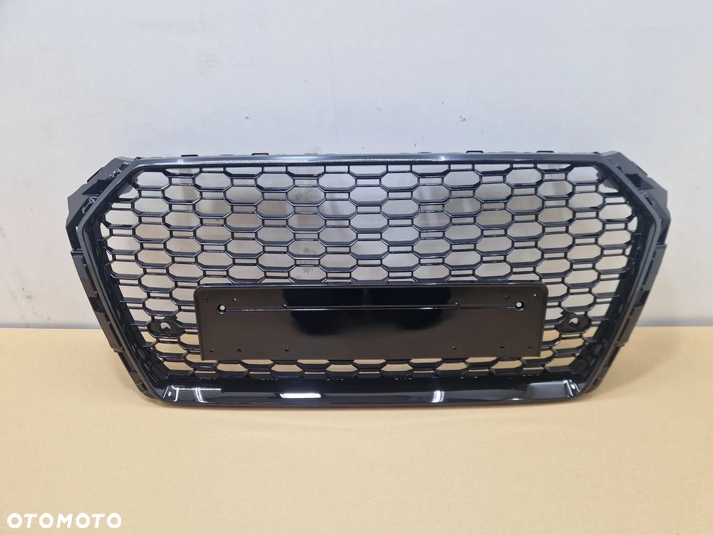 ATRAPA GRILL AUDI A4 S4 LIFT 11-15 CZARNY POŁYSK PDC NOWY - 1