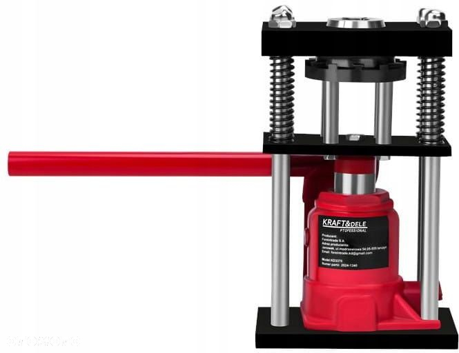 ZACISKARKA DO WĘŻY/RUR 10-20MM 20T KRAFTDELE KD3370 - 6