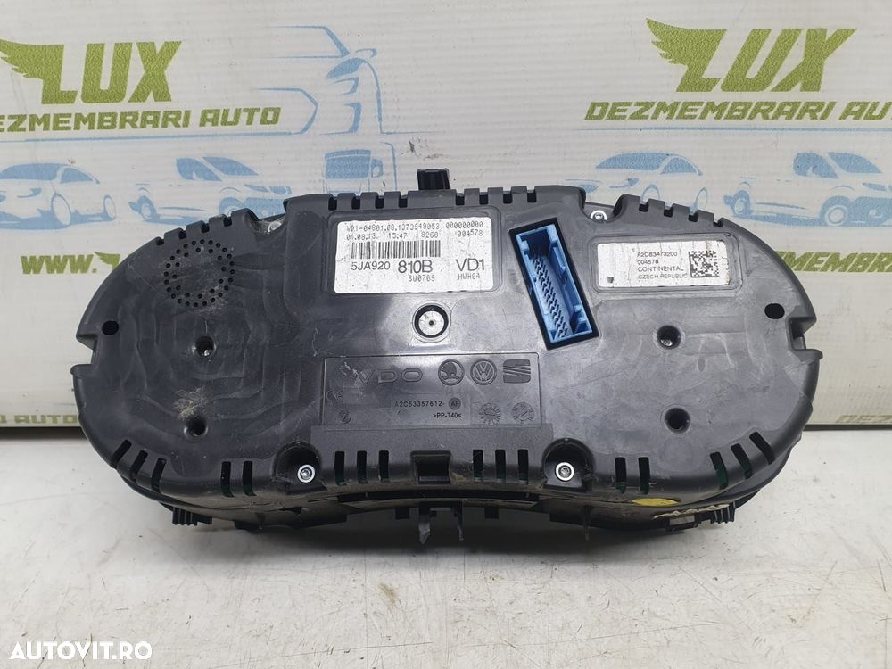 Ceasuri de bord 5ja920810b Skoda Rapid 1 [2012 - 2017] - 2