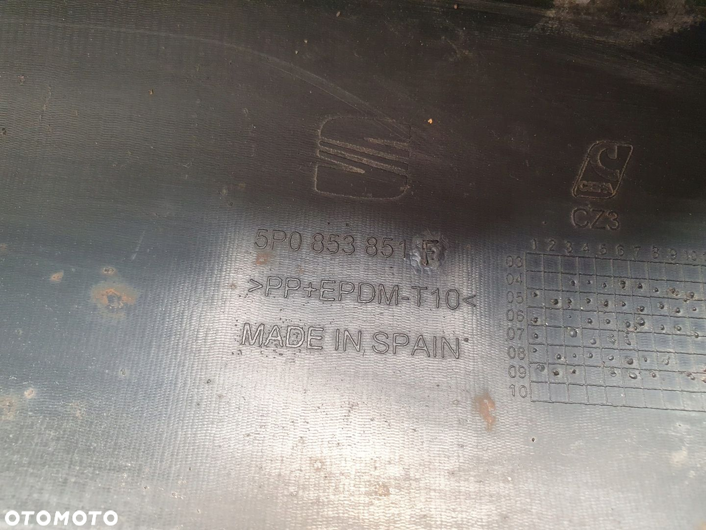 LISTWA PROGOWA PRÓG NAKŁADKA PRAWA LEWA SEAT ALTEA XL 5P0853851F 5P0853852F - 6