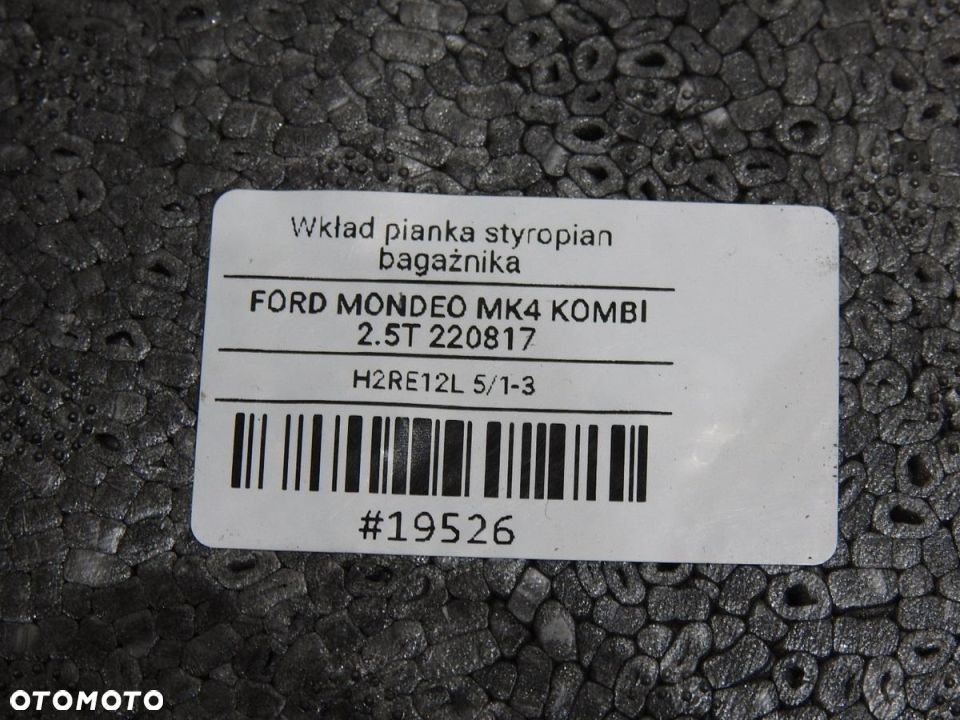 PIANKA WKŁAD BAGAŻNIKA LEWA FORD MONDEO MK4 KOMBI - 8