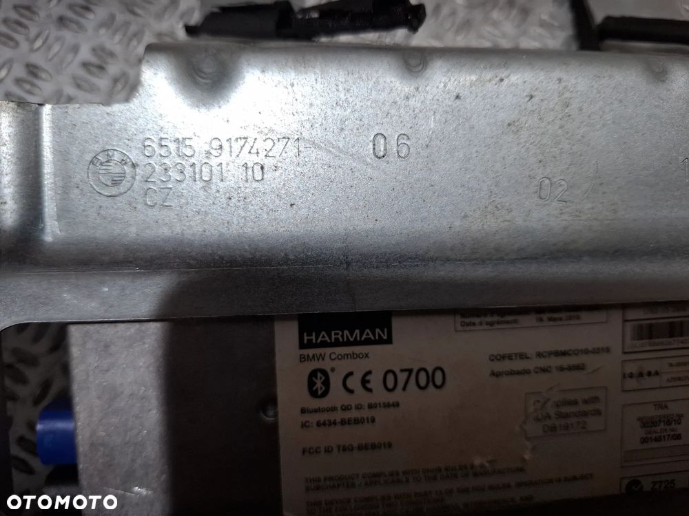 Moduł bluetooth combox BMW 5 F10 F11 nr 9257150 - 3