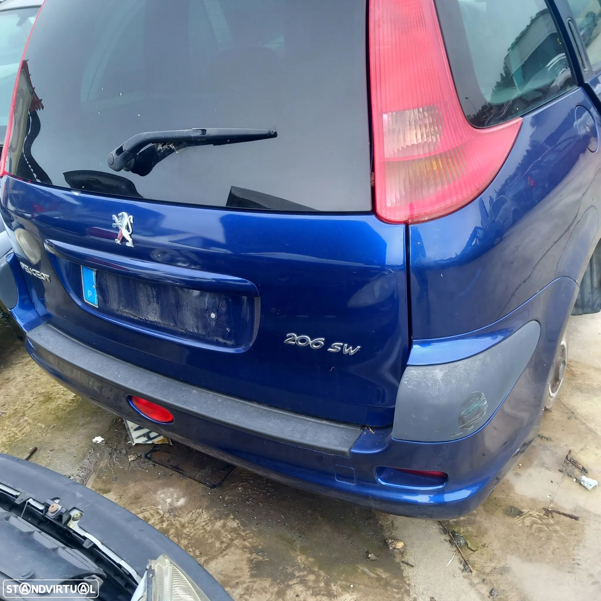Traseira completa peugeot 206 sw - 1
