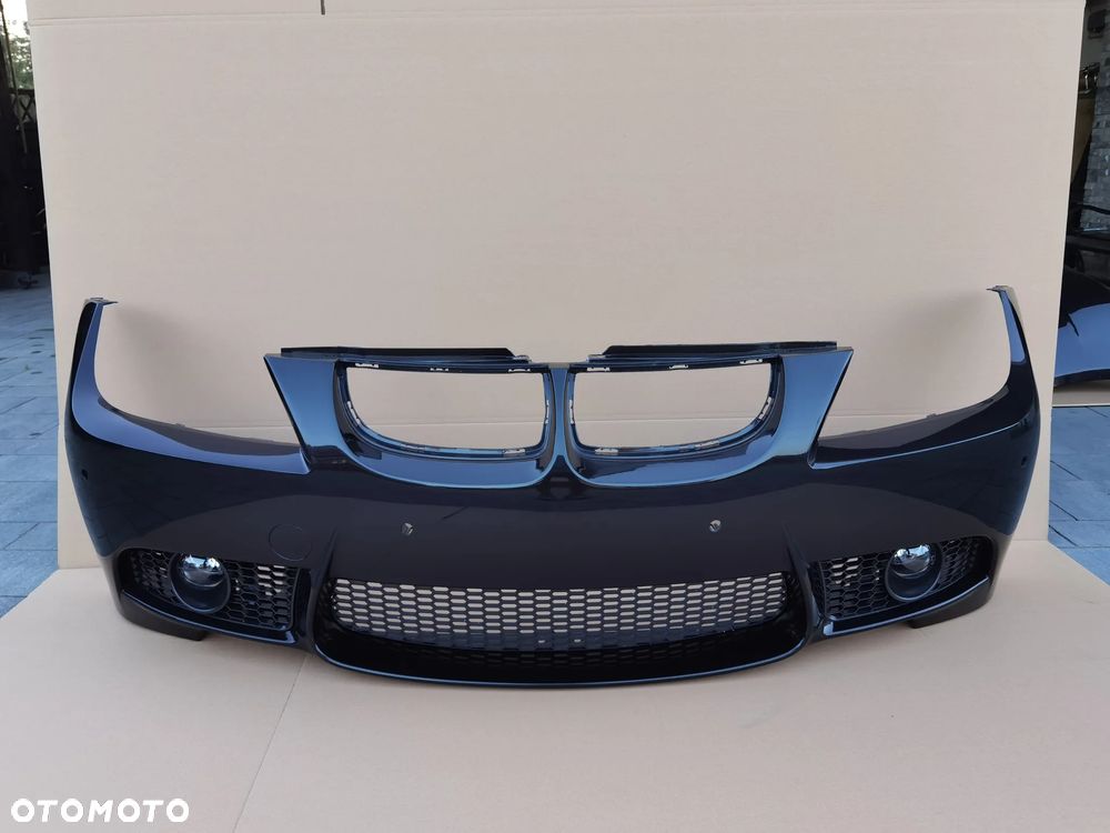 ZDERZAK BMW E90 E91 M PAKIET M3 LOOK BLACKSAPPHIRE METALIC - 1