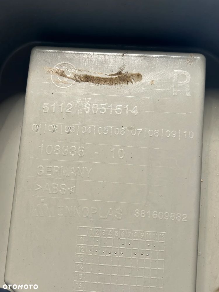 BMW F20 ŚLIZG ZDERZAKA PRAWY TYŁ M-PAKIET 8051514 - 3