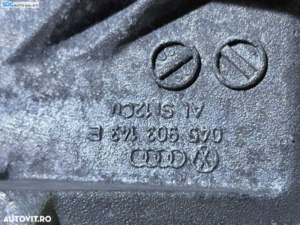 Suport Accesorii Alternator Compresor Motor Volkswagen Fox 1.4 TDI BNM 2005 - 2012 Cod 045903143E - 5